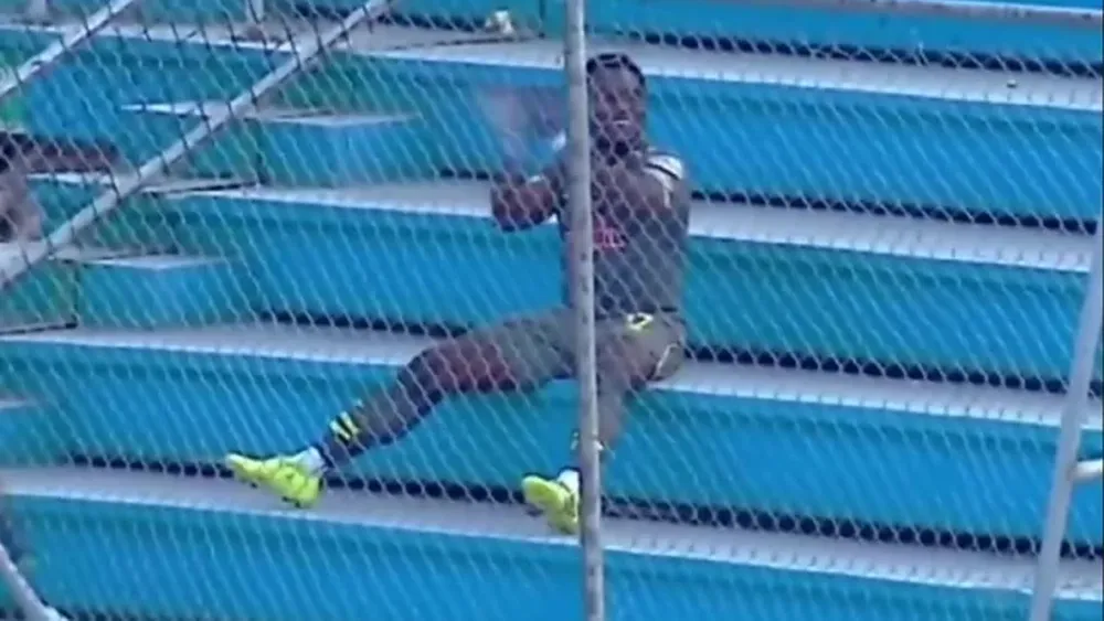 No se perdió una: hizo el gol, fue hasta la tribuna y se aplaudió