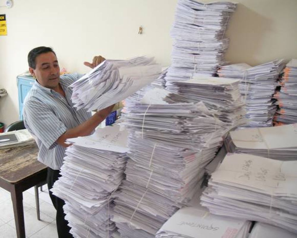 Por las causas de Rentas, colapsó el sistema judicial