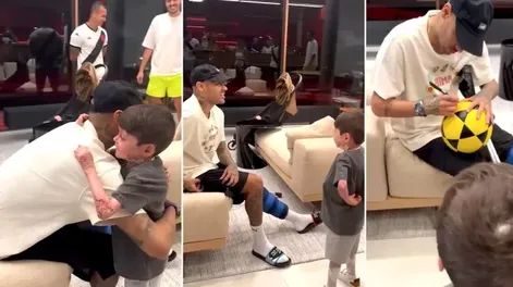 El emotivo gesto de Neymar con un niño que despertó de un coma