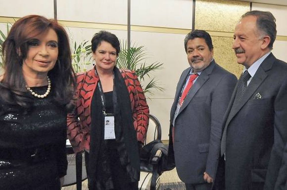 Elogios a Cristina del sindicalismo mundial