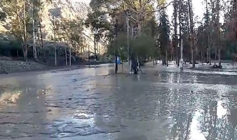 En imágenes, los estragos que provocó la tormenta en los principales accesos de Zonda y Ullum