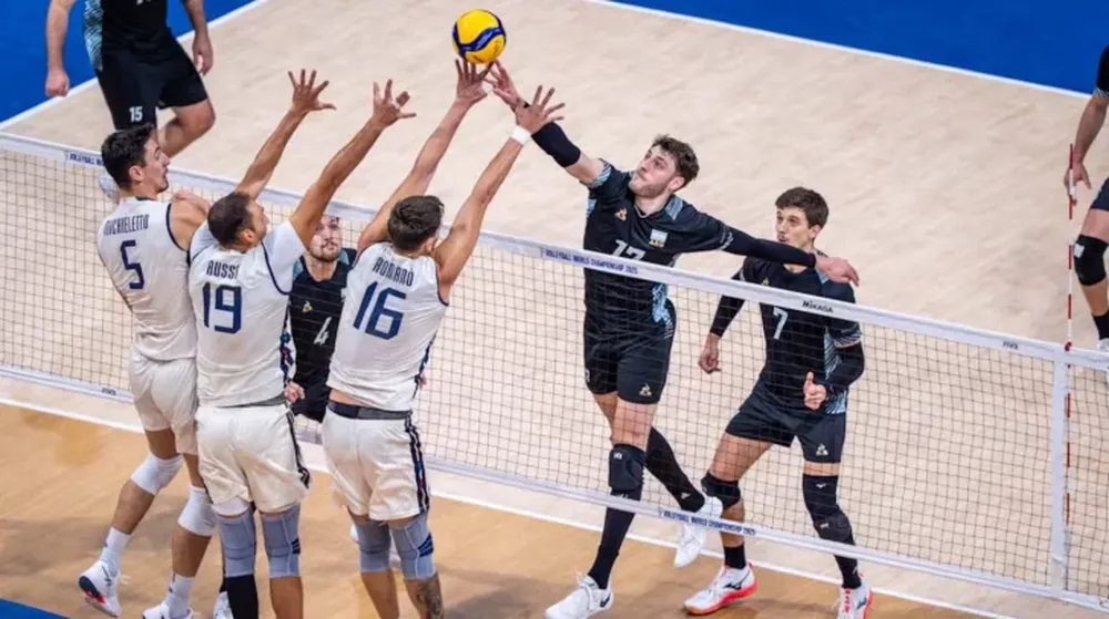 Con una derrota ante Italia, Argentina se despidió del Mundial de Vóleibol 2025