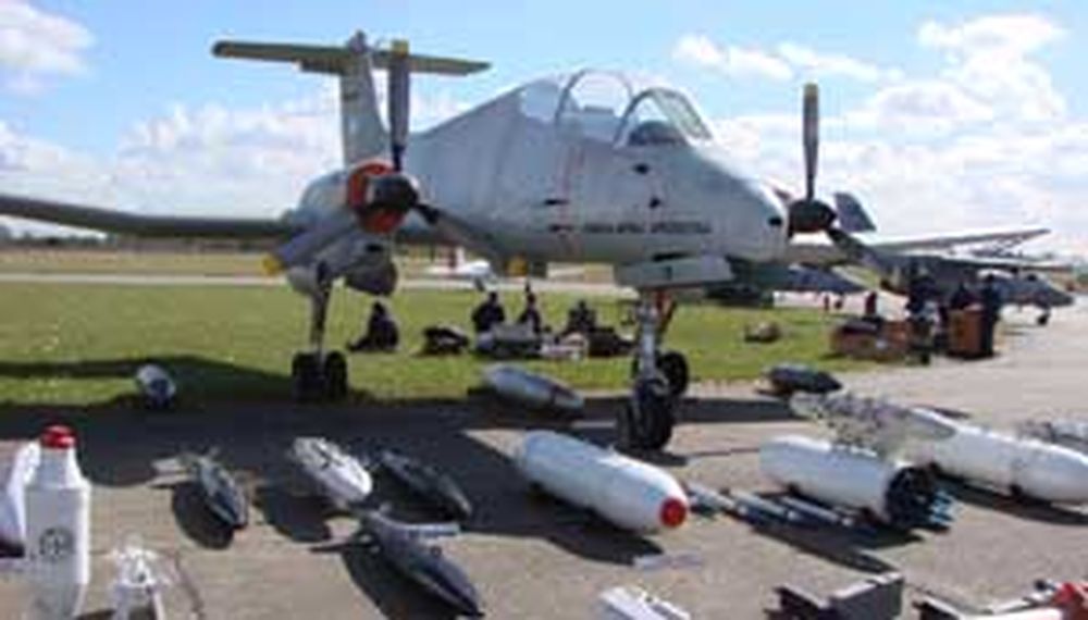Argentina, la que menos armamento militar compró