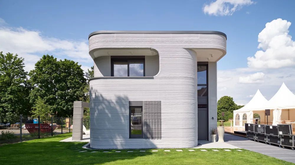 Las impresoras 3D de hormigón construyen casas en 48 horas