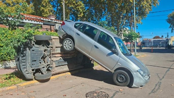 Impactante la zona del accidente.