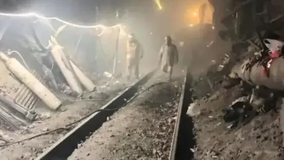 La galería colapsada mide unos 90 metros y tuvo alto riesgo para los rescatistas.