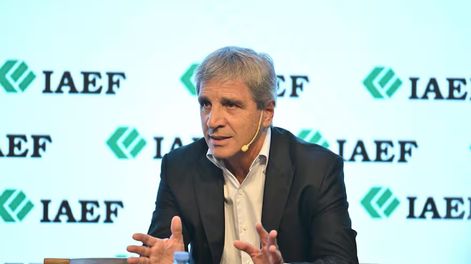 Luis Caputo, ministro de Economía.