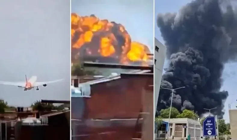 Un avión de Air India se estrelló poco después de despegar con más de 242 personas a bordo