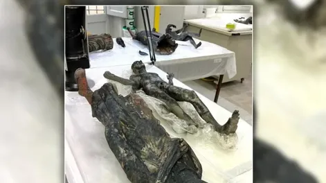 Hallaron 24 estatuas romanas y etruscas de 2300 años y miles de monedas