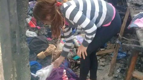 Una familia pocitana, en ruinas al incendiarse su precaria vivienda por un cortocircuito