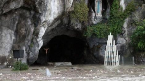 Lourdes, inundado