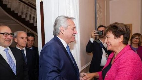 Georgieva recibió a Alberto y no descartó cambios en el programa