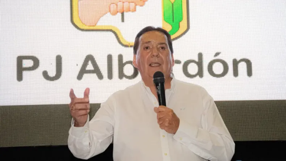 El intendente de Albardón, Juan Carlos Abarca.-
