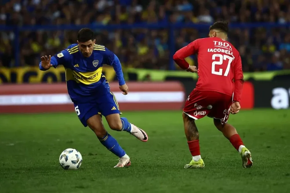 Goleador. Miguel Merentiel es clave para un Boca que hoy se pondrá al día contra Barracas.