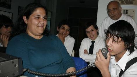 Un contacto radiofónico que cautivó a los chicos
