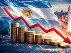 El riesgo país alcanzó este lunes su nivel más alto en lo que va del año.