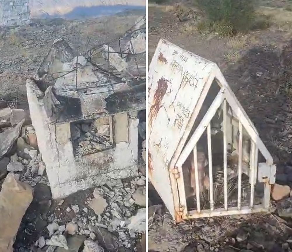 VIDEO: reportan dañino ataque a representaciones religiosas en Sierras Azules