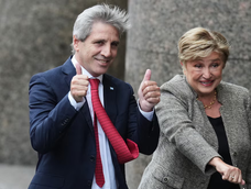 La jefa del FMI cenó con un reducido grupo de empresarios del círculo rojo de Argentina: tres de ellos tienen negocios en San Juan