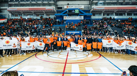 Orrego encabezó la inauguración de la etapa final provincial de los Juegos Deportivos Evita 2026