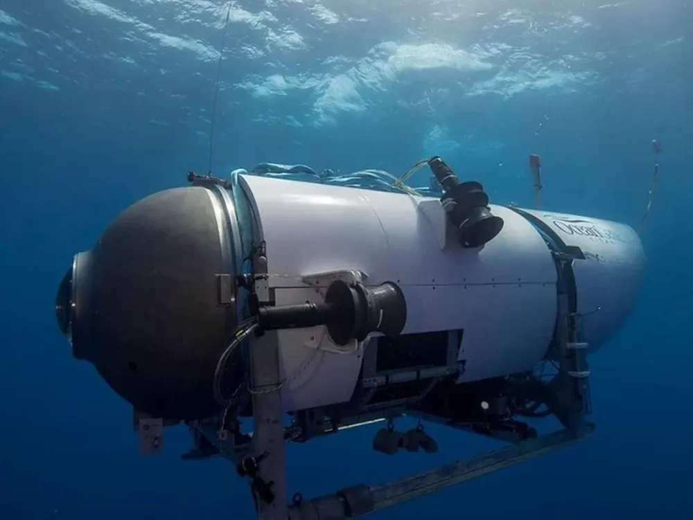 Desapareció un submarino con turistas que exploraba los restos del Titanic