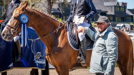 un sanjuanino se metio en el equipo argentino que competira en el sudamericano de saltos hipicos