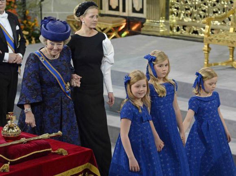 Ellas se  vistieron de azul