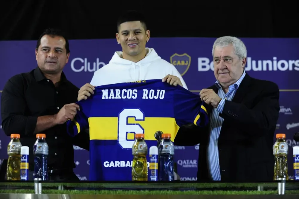Boca presentó a Marcos Rojo: “Es el club más grande de Argentina”