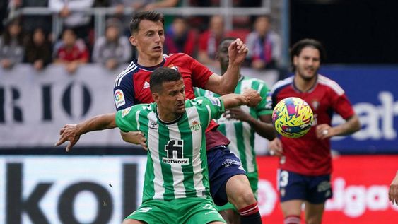 Betis no pudo con Osasuna pese al aporte de Rodríguez