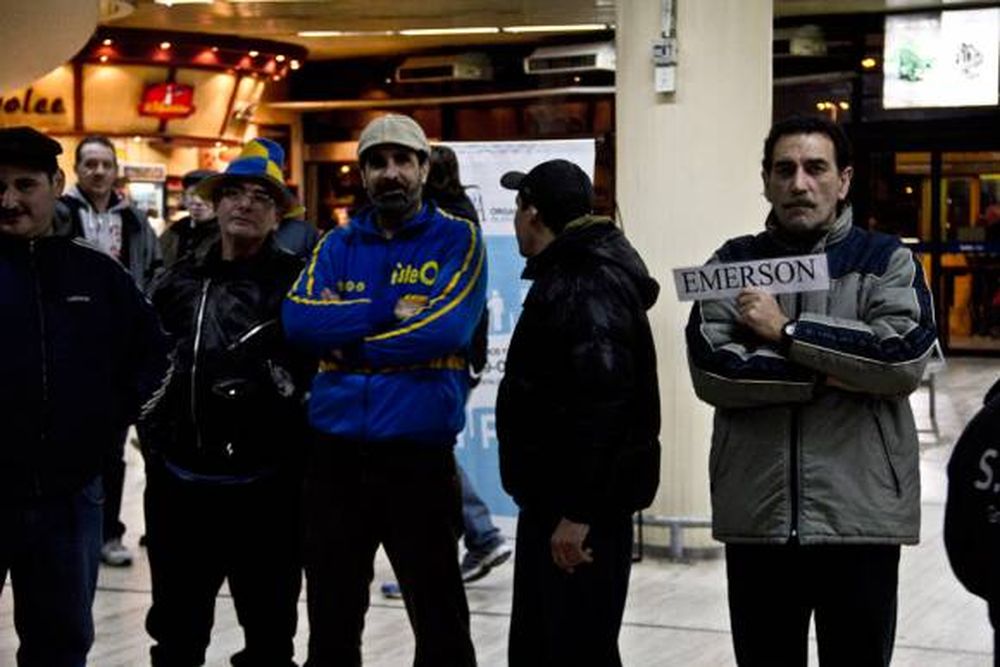 Una broma: en la llegada de Boca a Ezeiza, buscaban a Emerson