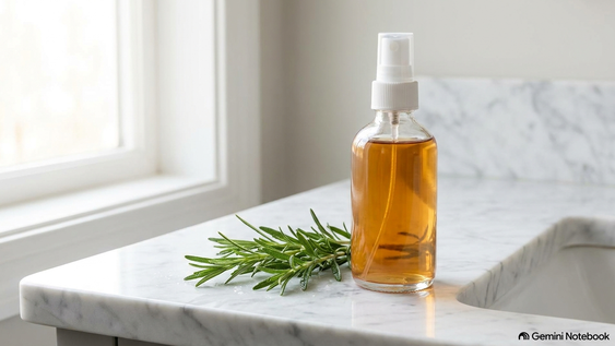 con 2 ramas de romero fresco: el tonico casero para reducir la caida del cabello y frenar las canas