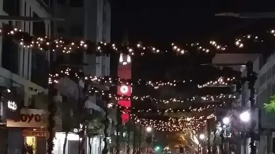 La Navidad llegó a  la nueva Peatonal