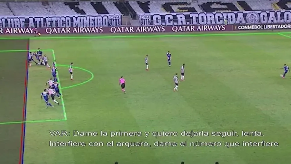 El audio cortado del gol anulado a Boca ante Atlético Mineiro: “Quiero la rodilla del azul”