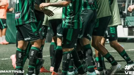 Diario de Cuyo | MOMENTO. San Martín logró su primera victoria y ahora, va por otra alegría visitando a Vélez, el último campeón en crisis.