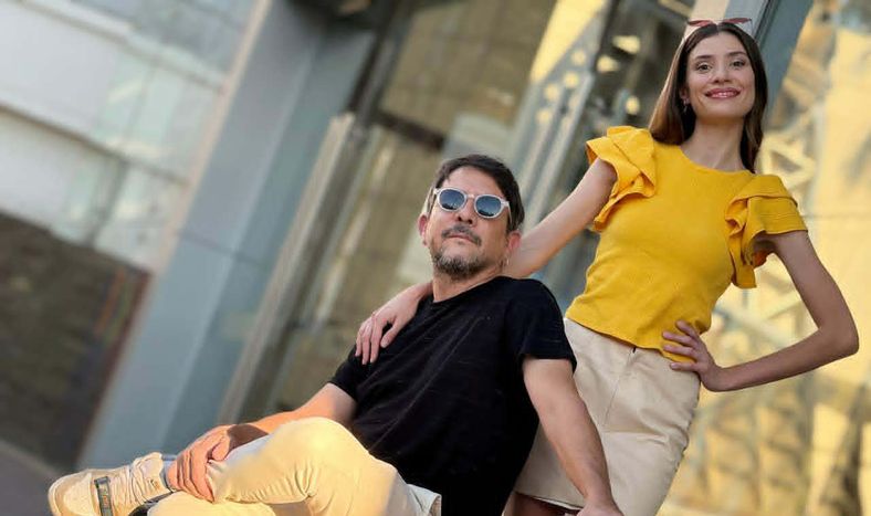 Cande y Paulo en San Juan, en en Museo de Bellas Artes Franklin Rawson, el lugar elegido para celebrar los cinco años del disco.