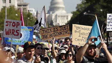 Del sueño americano a las protestas de los indignados