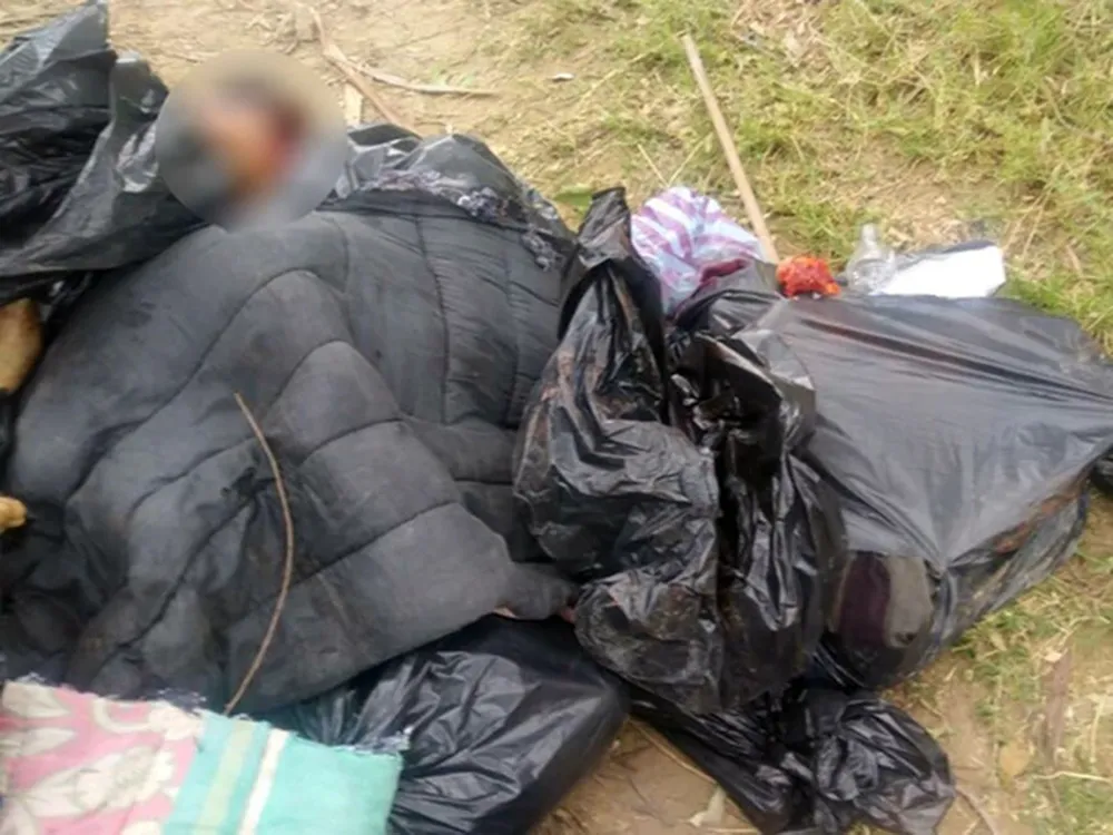 Hallaron bolsas con los cuerpos descuartizados de 7 personas