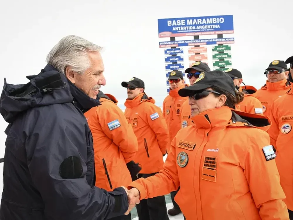 Alberto Fernández, en la Antártida: “Desde el final del mundo vengo a hablarles de nuevos inicios”
