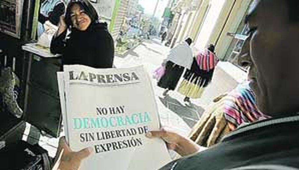 Diarios contra Evo
