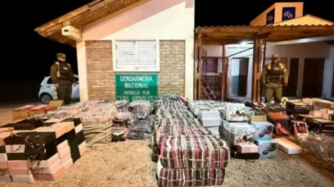 Decomisaron mercadería de contrabando que venía de Chile y tenía un valor de unos 90 millones de pesos