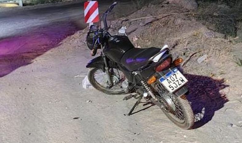 Tras una persecución, recuperaron una moto robada