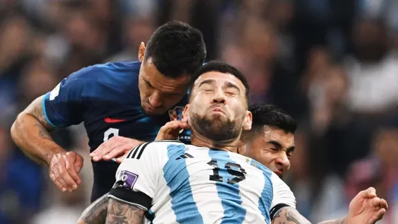 “Estamos en el lugar que queríamos estar”, dijo Otamendi