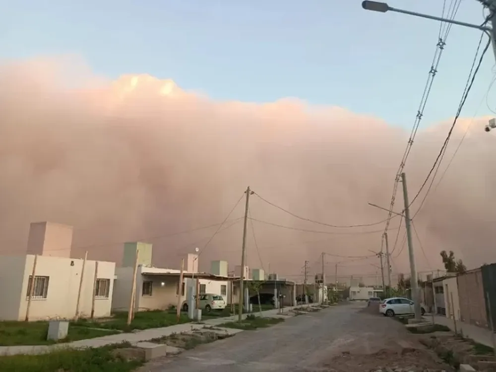 El fuerte viento del pasado viernes.