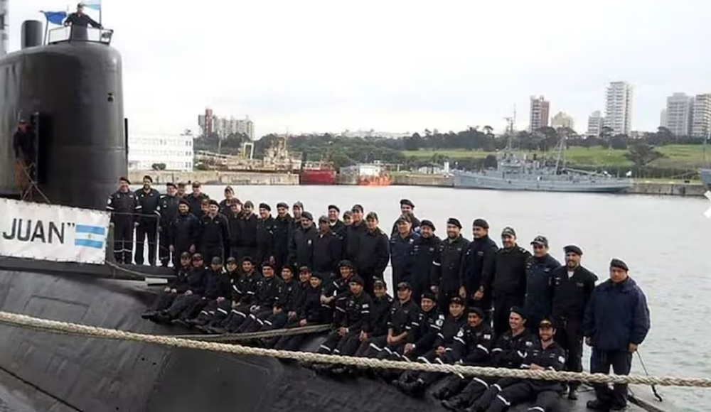Tripulación del submarino ARA San Juan, hundido en 2017.