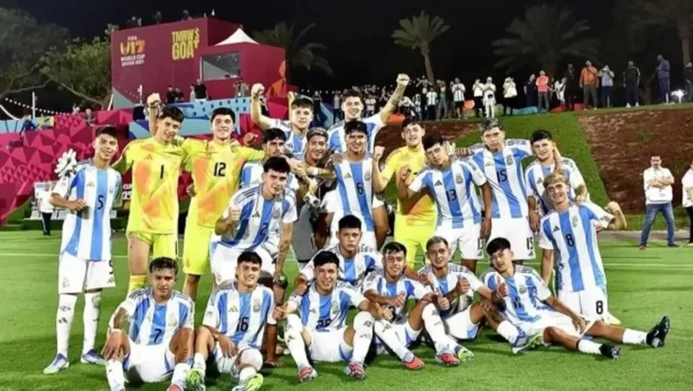 La Selección argentina Sub 17 viene de ganarle a Tunez.