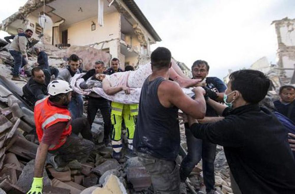 Desolación por el sismo en Italia