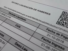 Recibo de sueldo.