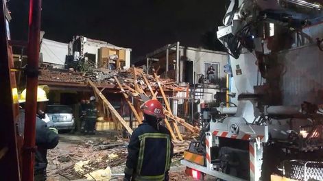 Un hombre murió tras la explosión de su casa por un escape de gas