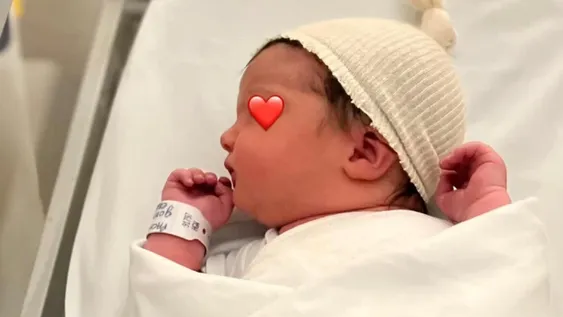 El tierno posteo de Barassi para mostrar la primera foto de su hija Inés