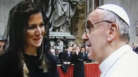El encuentro de Francisco con los príncipes Máxima y Guillermo