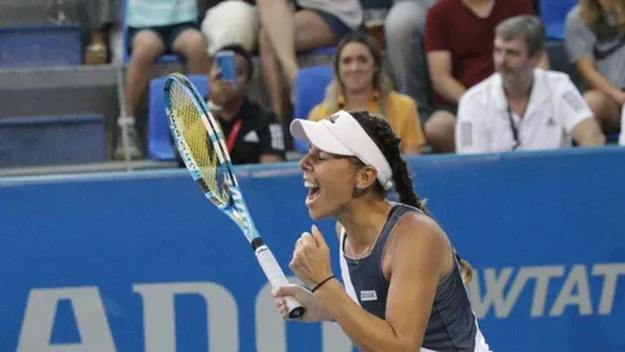 Giuliana Olmos, la primera mexicana de la historia en jugar una final del US Open